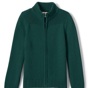 Green Ribbed Knit Sweater boys XL